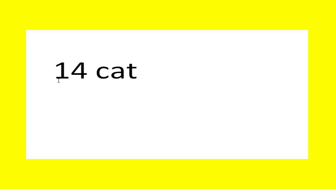 Numeri In Spagnolo Da 1 A 20