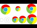 google chrome logo design in adobe illustrator 2025