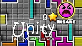 "Geometry Dash" UNITY by TriAxis & FunnyGame  gameplay by  GuitarHeroStyles
