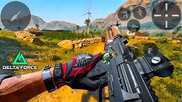 DELTA FORCE MOBILE - EXTRACTION MODE MAX GRAPHICS GAMEPLAY