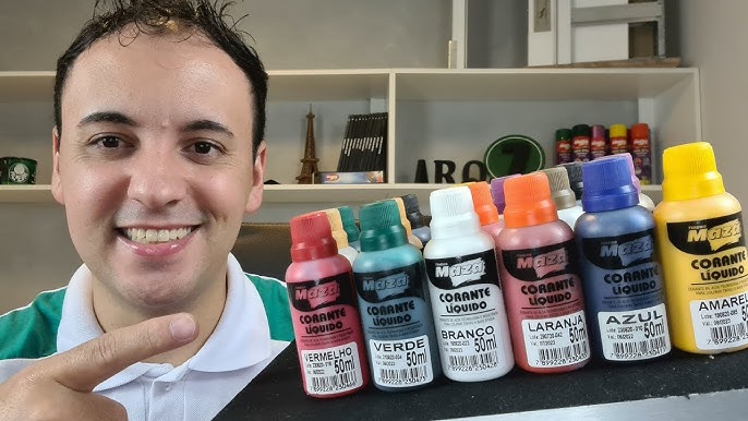 Cores de Tinta: aprenda a pigmentar com xadrez líquido - Stencil Decor