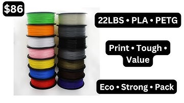 In 2025 $86 Luxury 22LBS 3D Printer Filament on AliExpress Review