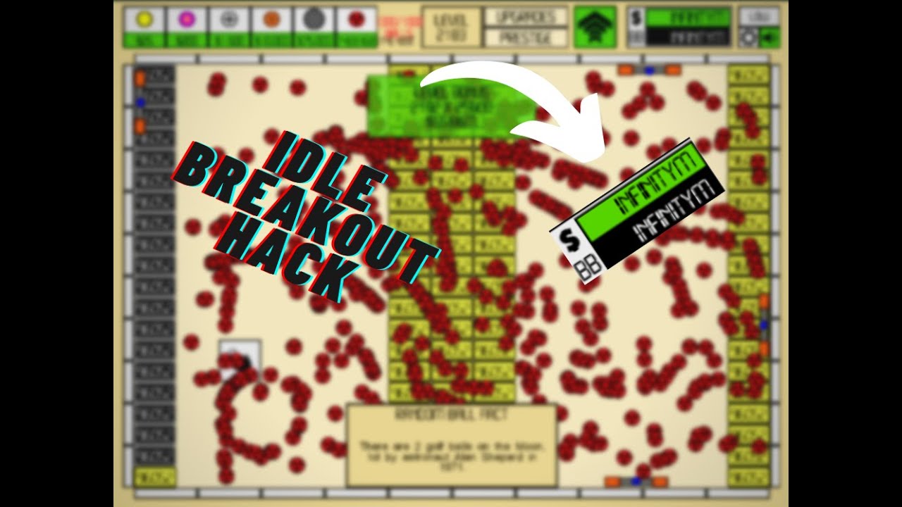 OP HACK/CHEAT IN IDLE BREAKOUT!! 