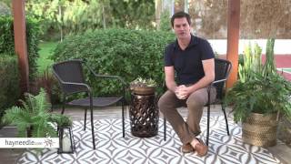 Coral Coast Huxley Metal Garden Stool - Product Review Video