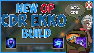 Maxske's Ekko | NEW OP CDR EKKO BUILD!?? ( SEASON 9 )