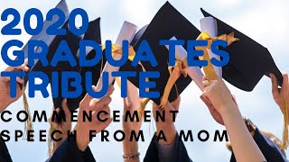 2020 Graduates | Commencement Speech to all you special students | Diaspora Motivational Broadcast!