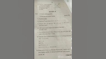 10th class maths pre final question paper 💯 percent real paper