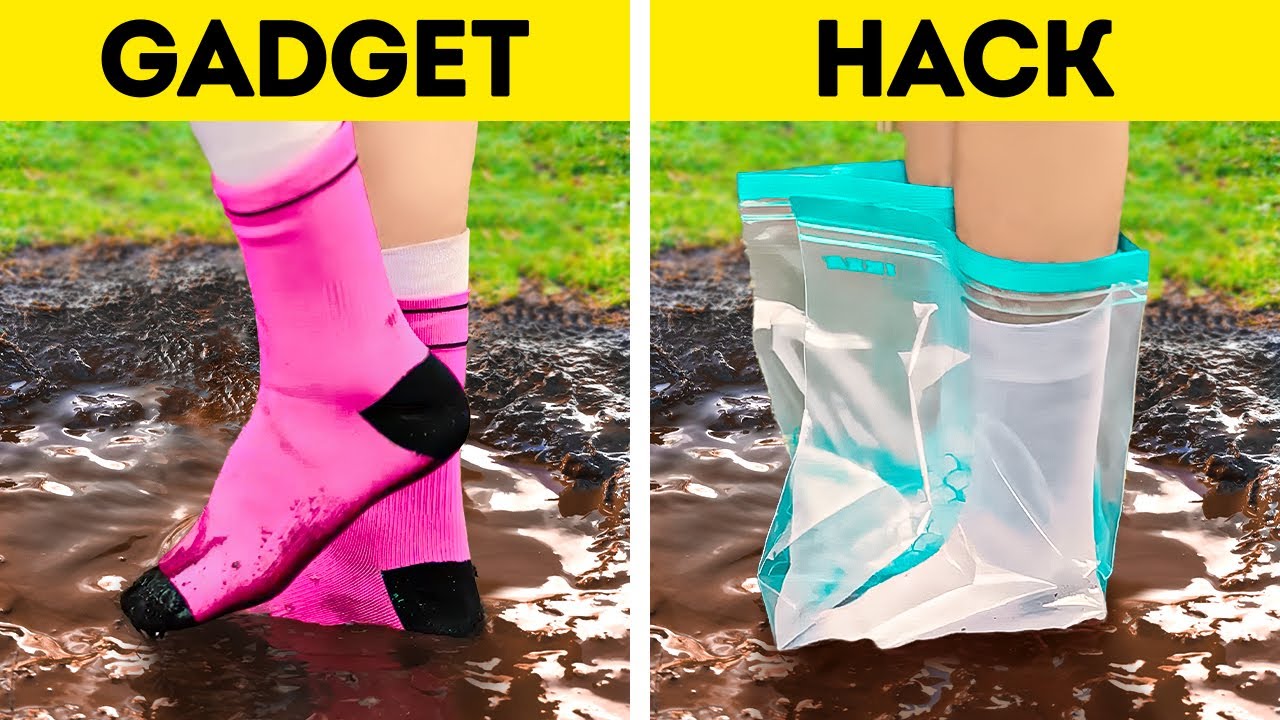 GADGETS VS. HACKS || Fast And Useful Ways To Solve Any Problem || Camping, Kitchen And Parenting