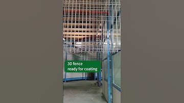 3D fence ready for coating #shorst #fencefactory #3dfence #fencecoating