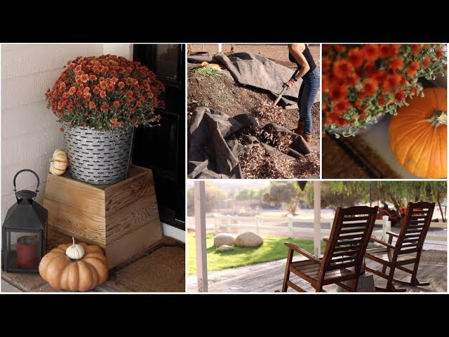 Fall Outdoor Chores & Decor