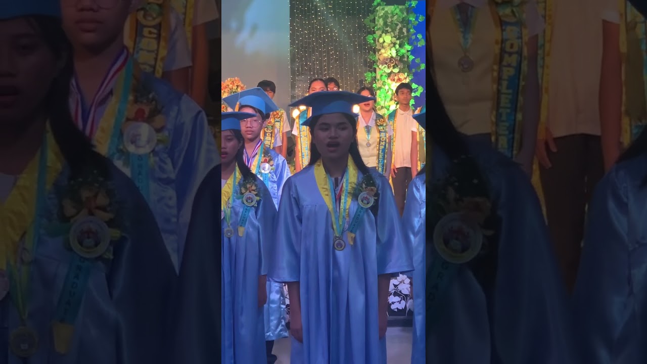 Nashlyn May Hernandez on her Graduation Day at Tacloban Angelicum Learning Center