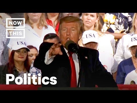 Trump Smiles After Supporter Suggests Shooting Migrants | NowThis