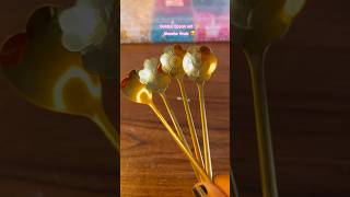 Golden Spoon set✨#viralreels #meesho #aesthetic #kitchenfinds #meeshofinds #meeshohaul #unboxing Golden Spoon set✨#viralreels #meesho #aesthetic #kitchenfinds #meeshofinds #meeshohaul #unboxing