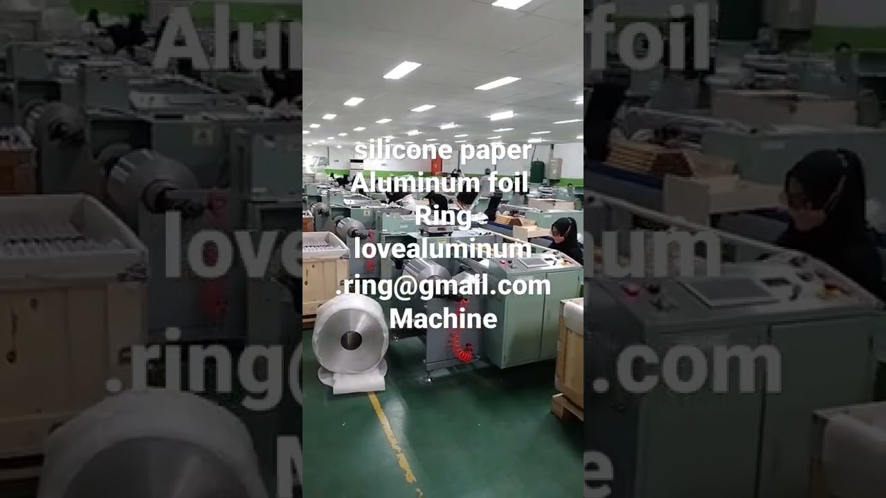 production line aluminium foil silicone paper machine