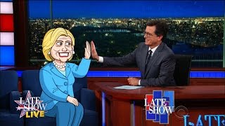 Cartoon Hillary Clinton Answers Questions From Republicans