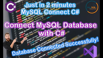 How to connect MYSQL with C# 2021 || #C# || Visual Studio