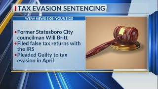Former Statesboro councilman faces nearly 3 years in prison for evading taxes