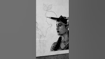 Cute radha Krishna 🥹🫶#art #drawing #artist #sketch #shortsfeed #viral #viral