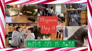 VLOGMAS DAY 8: CLEANING MOTIVATION/ COVID!?!?/ LET’S GET IT DONE/ 2023