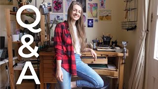 Getting first customers, jewelry business struggles, fav tools. Q&A