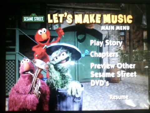 Sesame Street: Let's Make Music DVD Walkthrough 2000 - YouTube