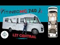 Lit central  boite auto  prsentation itineo mc 740 collection 2024 instant campingcar