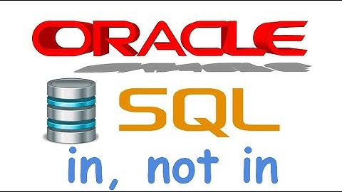 Oracle SQL-cursus in het Spaans vanaf nul | IN-operator in Oracle SQL-video (26)