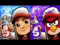 Subway Surfers : Legacy 2025 🆚 Angry Birds Collab 2026 Map Comparison 