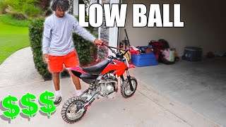 BUYING THE CHEAPEST DIRTBIKE I CAN FIND!! Will it Run??