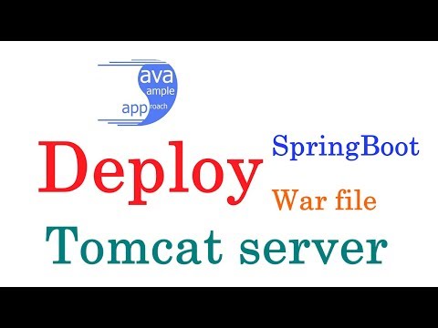 How to deploy Spring Boot Web App War file to Tomcat Server with Maven build