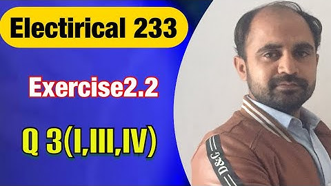 DAE MATH 233 | Chapter 2 ,Exercise 2.2 | Q 3(i,iii,iv) Part