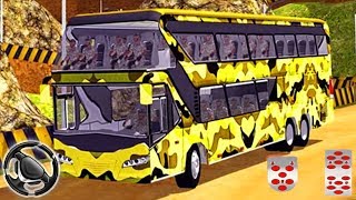 US Army Bus Driver 2019 - Soldier Transport | Android Gameplay screenshot 1
