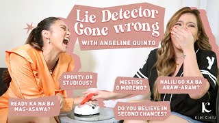 Lie Detector Gone Wrong with Angeline Quinto! | Kim Chiu