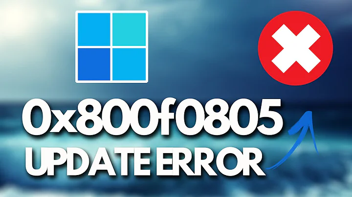 Windows Update Error 0x800f0805 On Windows 11 FIX✅