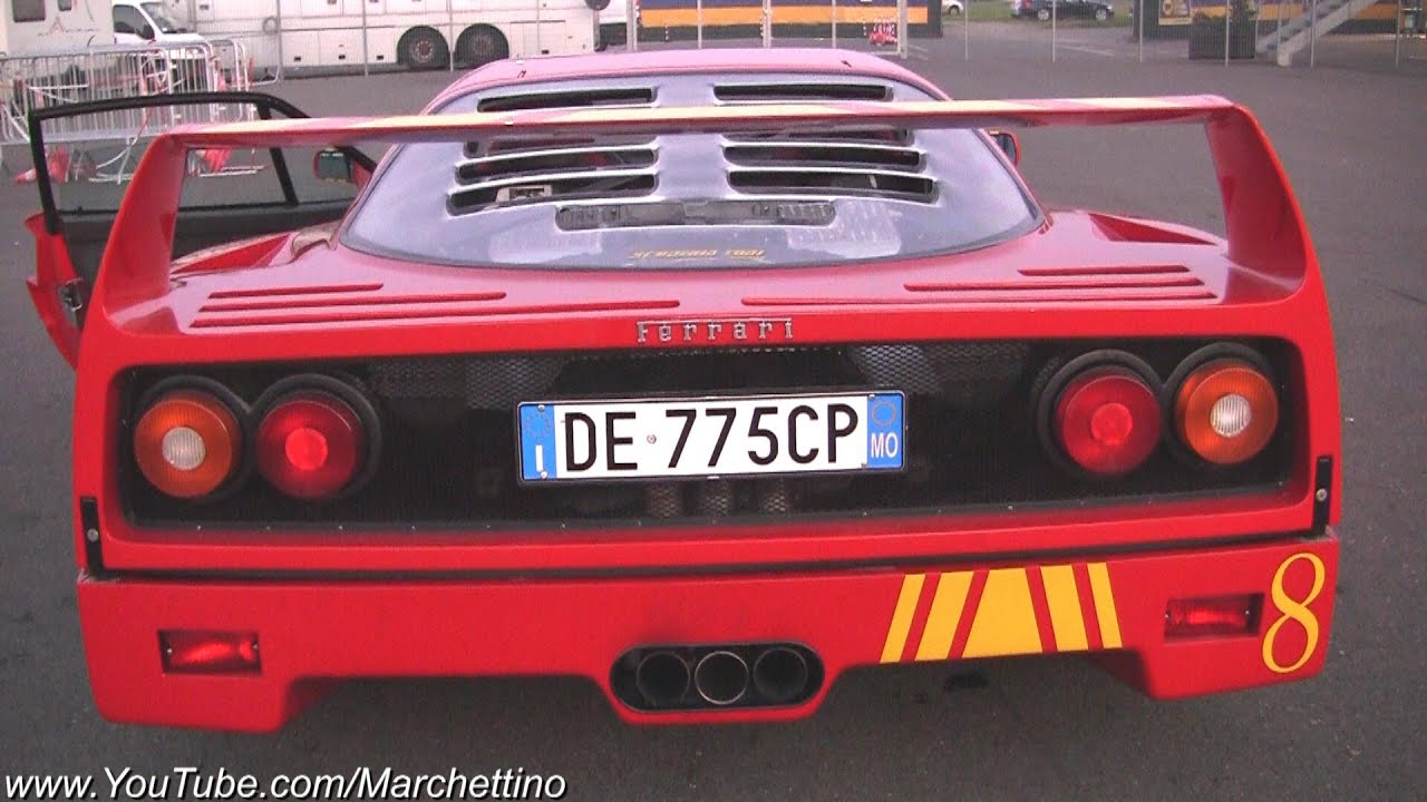 Ferrari F40 Tubi Amazing Exhaust Notes! 