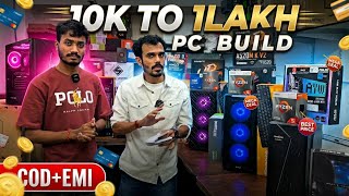 10K, 20K, 30K, 40K, 50K, 80K 1LAKH Budget Gaming Pc Build | All Budget Pc Build in Mumbai #pcbuild