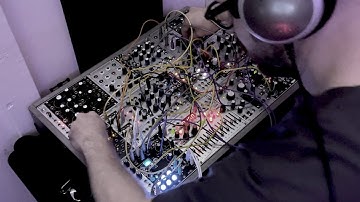 Live Eurorack modular west coast one oscillator experimental music with Serge Variable Q VCF part 1