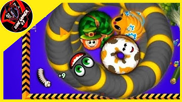 🐍 Worms Zone io 😱 biggest food in the world|🔥Body giant snake #001#saampwalagame #Worms#snake #game