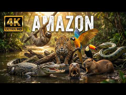 Amazing Animals 4K UHD | Discover Global Wildlife Species with Relaxing Music