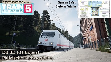 German Safety Systems: Zugdateneingabe (Train Data Input) | Expert BR 101 (TSW)
