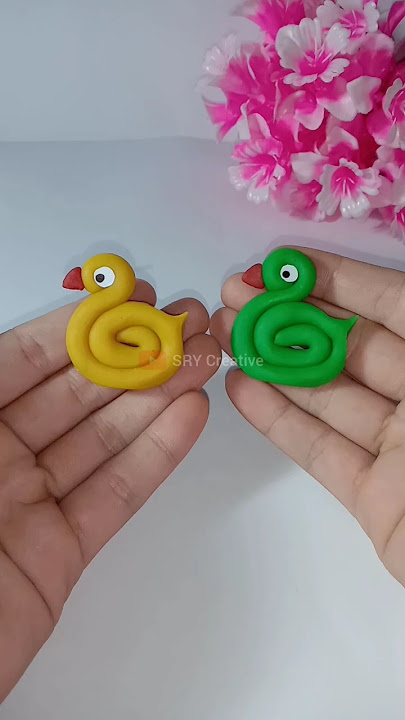 Membuat Bebek dari Plastisin #bebeklucu