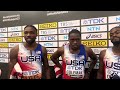 US men&#39;s 4×100m relay wins gold - 2023 World Athletics Championships