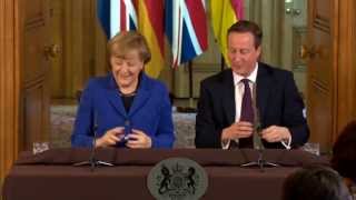 Angela Merkel Queen of Europe - not Cameron's auntie