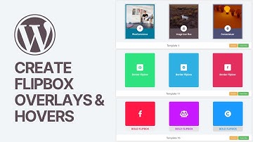 How to Create Flipbox Overlays and Hovers in WordPress?
