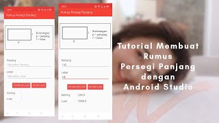 Tutorial Membuat Rumus Persegi Panjang dengan Android Studio - Rumus Bangun Datar Part 2
