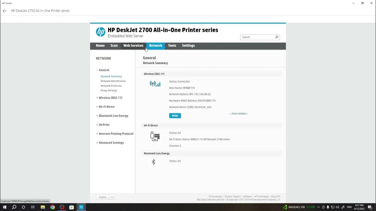 how-to-change-network-band-frequency-on-hp-deskjet-2700-printer-youtube