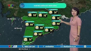 Dự báo thời tiết Tây Nam Bộ chiều nay 14/1/2023 | Nắng nhiều và nóng, chiều tối mưa vài nơi | VTVWDB