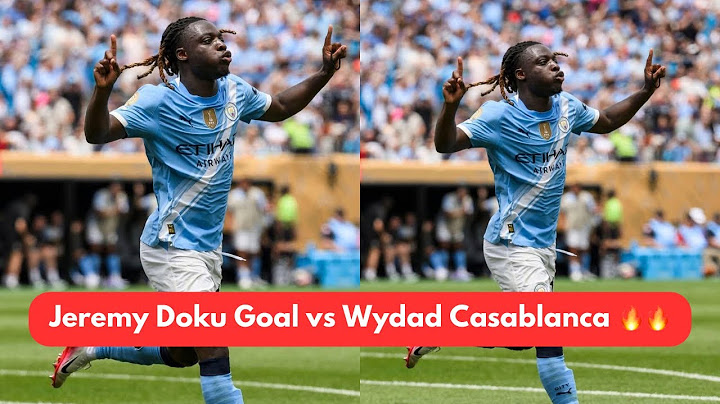 Jeremy Doku Sensational Volley Goal vs Wydad Casablanca | Club World Cup 2025🔥