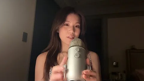 ASMR testing my blue yeti | ear to ear trigger assortment, brushing, whispering 🎙️ 