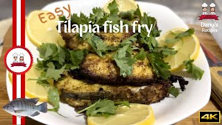 Easy Tilapia Fish Fry | Christmas Eve Recipes | How to Fry Fish | @YummybyDanuShashi